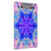 Porte-bloc Bleu et rose Gradient Pastel Bubble Art (Swatch)