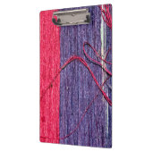 Porte-bloc Bleu et rouge en soie thaïlandaise artisanale (Gauche)