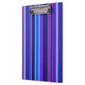 Porte-bloc Bleu et violet bandes verticales (Gauche)