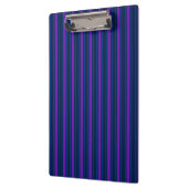 Porte-bloc Bleu et violet bonbons rayés (Gauche)