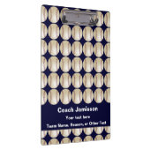 Porte-bloc Bleu foncé, Baseball, Nom, Cadeau pour entraîneur (Swatch)