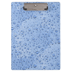 Porte-bloc Bleu gouttelettes d'eau