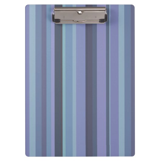Porte-bloc Bleu-gris, bandes horizontales (Devant)