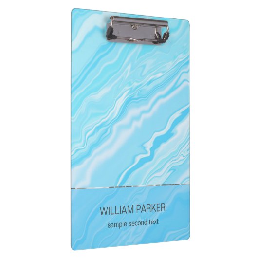 Porte-bloc Bleu marbré (Swatch)