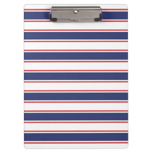 Porte-bloc Bleu marine et rouge