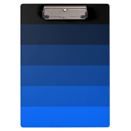 Porte-bloc Bleu noir Ombre rayures (Devant)