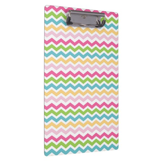 Porte-bloc Bleu rose bleu vert jaune jaune Chevron rayures (Swatch)
