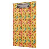 Porte-bloc Bleu rouge violet Abstrait Art Déco Floral (Gauche)