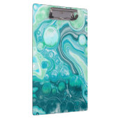 Porte-bloc Bleu, Turquoise Mer Vagues et Bulles (Swatch)