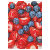 Porte-bloc Bleus et fraises (Dos)