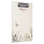 Porte-bloc Bloc-notes orné d'illustrations de plantes sauvage (Swatch)