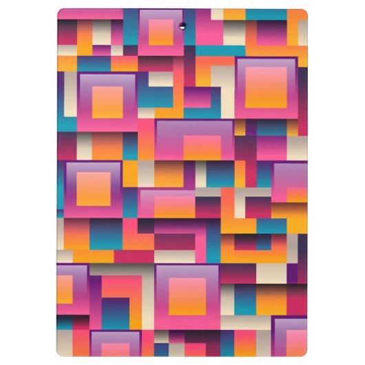 Porte-bloc Blocs de couleurs modernes (Dos)