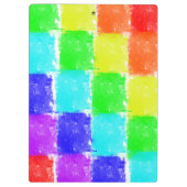 Porte-bloc Blocs de couleurs modernes Motif Abstrait (Dos)