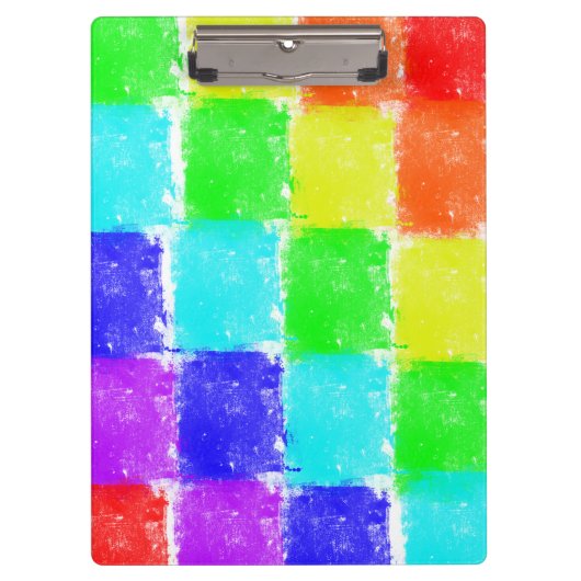 Porte-bloc Blocs de couleurs modernes Motif Abstrait (Devant)