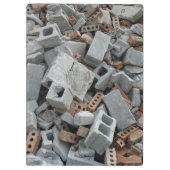 Porte-bloc Blocs et briques Démolition Débris Porte - bloc (Dos)