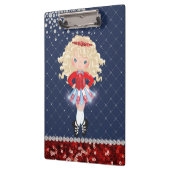 Porte-bloc Blond blond Girl Soft Shoe Blue, Red (Gauche)