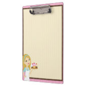 Porte-bloc Blonde Baker Cupcake D12 Porte - bloc 3 (Gauche)