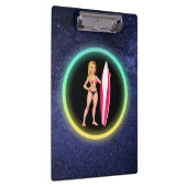 Porte-bloc Blonde Surfer Adolescent Girl Galaxy (Swatch)