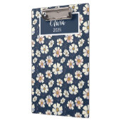 Porte-bloc Blue and Floral Pattern (Gauche)