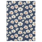Porte-bloc Blue and Floral Pattern (Dos)