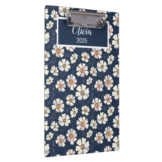 Porte-bloc Blue and Floral Pattern (Swatch)