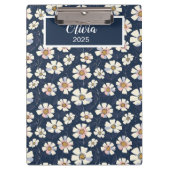 Porte-bloc Blue and Floral Pattern (Devant)