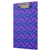 Porte-bloc Blue and purple stripes weave (Gauche)