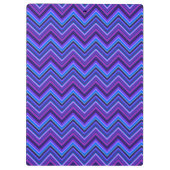 Porte-bloc Blue and purple zigzag (Dos)