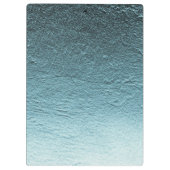 Porte-bloc Blue aqua turquoise gradient aluminium grunge en b (Dos)