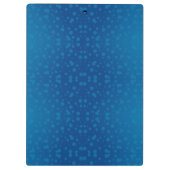 Porte-bloc Blue clipboard with a metallic clip (Dos)