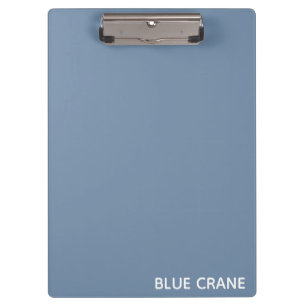 Porte-bloc Blue Crane bleu color