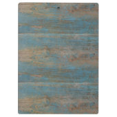 Porte-bloc Blue Faux Beach Bois Texture (Dos)