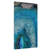 Porte-bloc Blue Geode Rock Mineral Agate Crystal Image (Swatch)