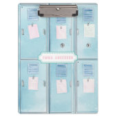 Porte-bloc Blue High School Lockers (Devant)