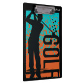 Porte-bloc Blue Orange Abstrait Art Golf (Swatch)