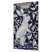 Porte-bloc Blue & White Lapin Lapin Lièvre Art élégant (Gauche)