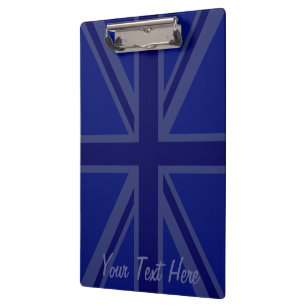 Porte-bloc Blues pour un drapeau britannique Union Jack