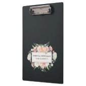 Porte-bloc Blush Floral Antique & Charbon (Gauche)