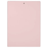 Porte-bloc Blush Pink Gold Modern Script Girl Monogramme Nom (Dos)