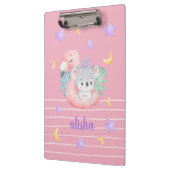Porte-bloc Blush Pink Pretty Koala Cadeau pour enfants Nom pe (Gauche)
