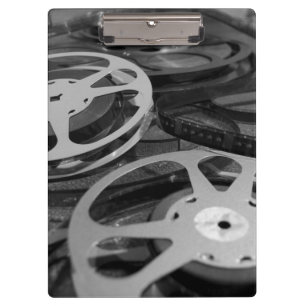 Porte-bloc Bobines de film du cru 35mm noires et blanches