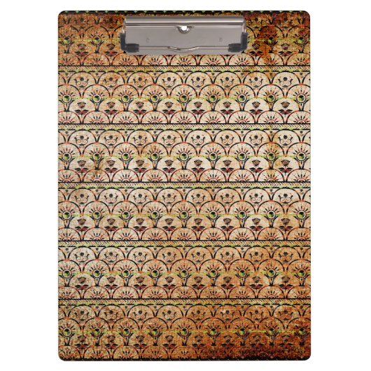 Porte-bloc Boho Beauté, Motif Brown Grunge Porte - bloc (Devant)