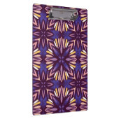 Porte-bloc Boho Blossom : Motif Floral Artistique Violet (Swatch)