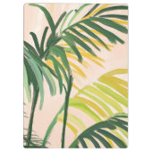 Porte-bloc Boho Blush Green Tropical Palm Plage Feuille (Dos)