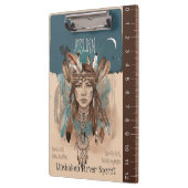 Porte-bloc Boho Chic Esprit Libre Plumes Attrape-Rêves (Gauche)