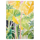 Porte-bloc Boho Chic Green Tropical Leafy Foliage Botanical (Dos)