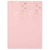 Porte-bloc Boho Chic rose et ivoire vert Floral Business (Dos)