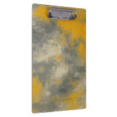 Porte-bloc Boho Elegance Abstraite moutarde & Gris Art (Swatch)