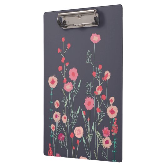 Porte-bloc Boho floral foncé (Gauche)