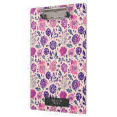 Porte-bloc Boho Ombre Floral Violet (Gauche)